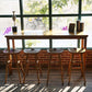 Modern Bar Height Table Solid Wood Top Bistro Pub Table with Wood Legs Clearhalo 'Bar Furniture' 'Bar Tables' 'bar_tables' 'furn' 'furn_bar_tables' 'Furniture' 'Kitchen & Dining Furniture' 1200x1200_56a9efd2-f4b3-43ca-a0ca-3aa52a4d6146