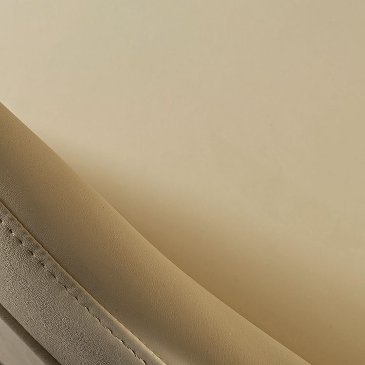 Chaise de chaise pivotante en cuir sans bras contemporain chaise de bureau réglable tufted