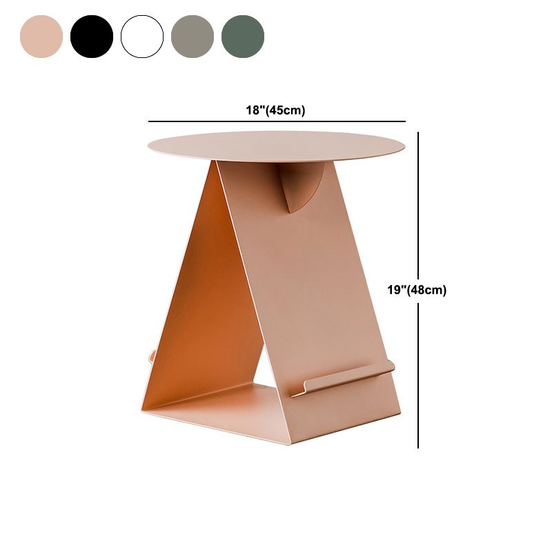 Mesa de metal de la tabla final abstracta de mediados de siglo MESTERA MEDIA PARA SOFA