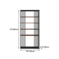 4-Shelf Metal Standard Bookcase Industrial Bookcase for Home Office Clearhalo 'Bookcases' 'furn' 'furn_bookcases' 'Furniture' 'furniture_bookcases' 'kitchen' 'kitchen_bookcases' 'Living Room Furniture' 'Office Furniture' 1200x1200_56ae9bc4-6035-4516-91fc-645c98e0ba67