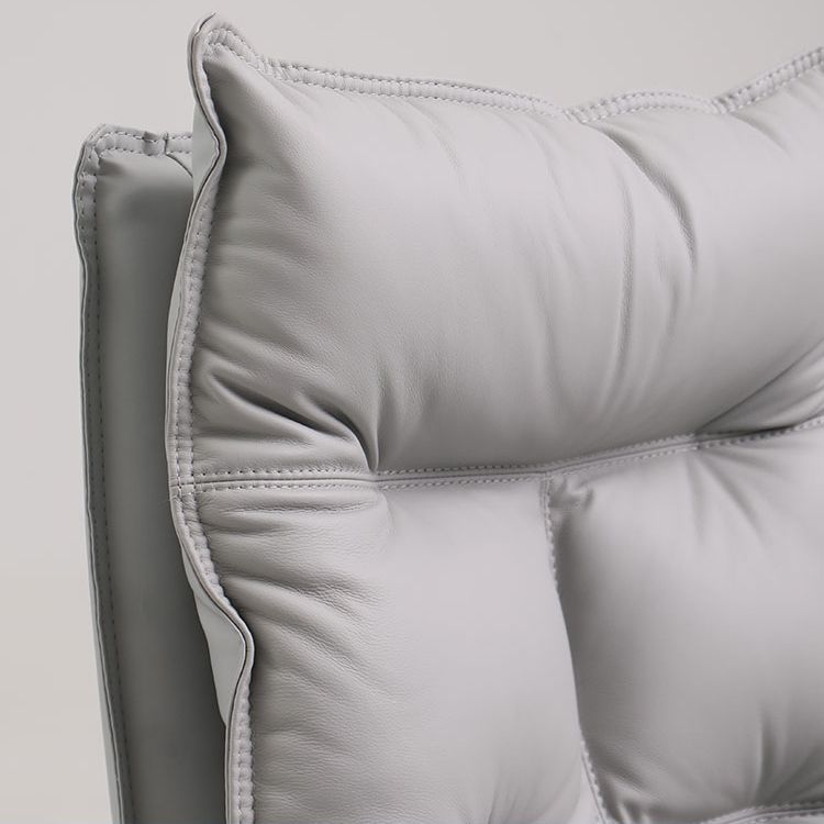 Ergonomische gestoffeerde taakstoel Moderne faux lederen arm bureau stoel