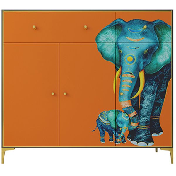 2-Drawer Engineered Wood Sideboard Glam 47.2"L Stone Countertop Credenza for Living Room Clearhalo 'buffet_sideboard' 'Buffets & Sideboards' 'furn' 'furn_buffet_sideboard' 'Furniture' 'furniture_buffet_sideboard' 'Kitchen & Dining Furniture' 1200x1200_56b30ca8-8ed0-4f79-b1f6-4fec3ab30560