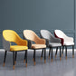 Silla de comedor de estilo contemporáneo silla de brazo con tapicería