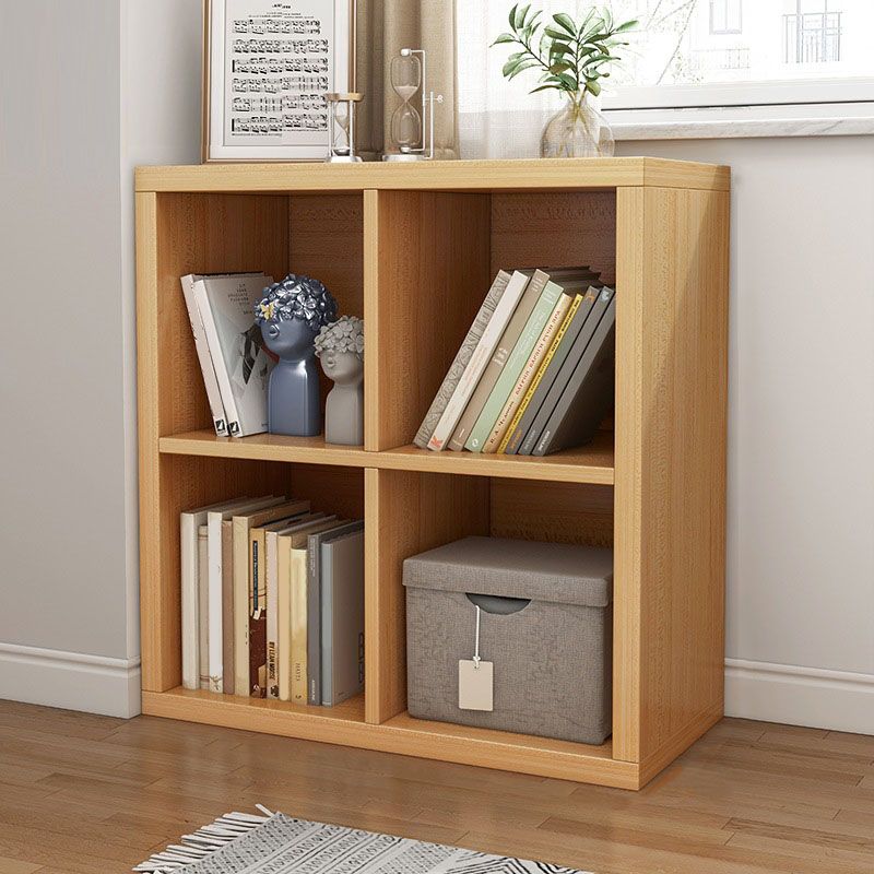 Contemporary Engineered Wood Bookshelf Closed Back Shelf Bookcase for Home