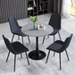Simplicity Round Dining Room Table Sintered Stone Table with Tulip Base Clearhalo ' dining_table' 'Dining Tables & Seating' 'Dining Tables' 'furn' 'furn_dining_table' 'Furniture' 'furniture_dining_table' 'Kitchen & Dining Furniture' 'kitchen&dining_furn' 'kitchen' 'kitchen_dining_table' 1200x1200_56b864a1-1222-4c82-b364-838bcc8b2a53