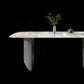 Industrial Dining Room Table Rectangle Stone Dinette Table In Grey Clearhalo 'Dining Tables & Seating' 'Dining Tables' 'dining_table' 'furn' 'furn_dining_table' 'Furniture' 'Kitchen & Dining Furniture' 1200x1200_56b8c59a-a5a4-4d62-af33-fa6e43c0cfca