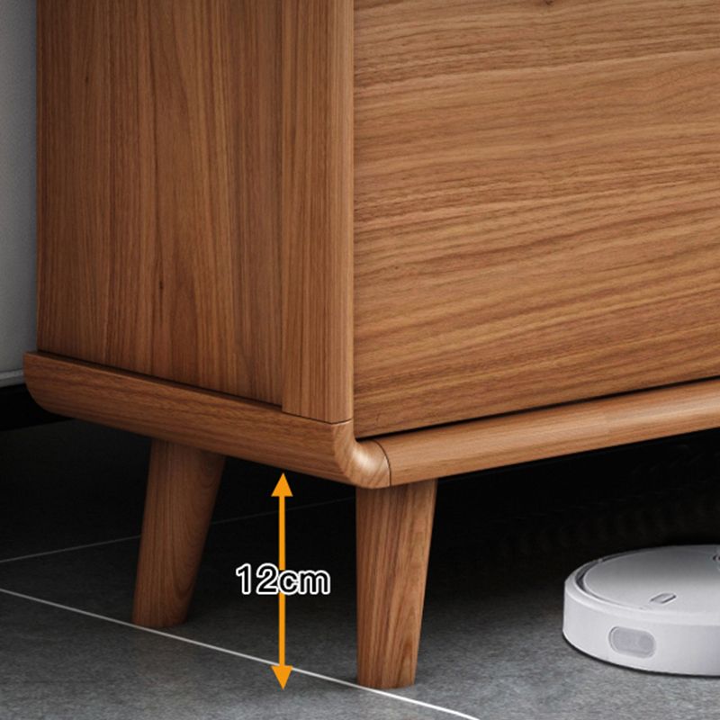 Modern Rectangle Wood Side Cabinet Bar Pulls Cabinet With Doors Clearhalo 'Cabinets & Chests' 'cabinets_chests' 'furn' 'furn_cabinets_chests' 'Furniture' 'Living Room Furniture' 1200x1200_56ba16fd-a025-49ad-8810-6a2aa2911982