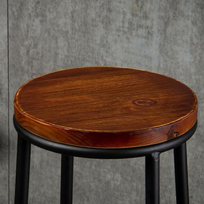 Contemporary Wood Counter Stools Metal Bar Stools for Home Use Clearhalo 'Bar Furniture' 'Bar Stools' 'bar_stools' 'furn' 'furn_bar_stools' 'Furniture' 'Kitchen & Dining Furniture' 1200x1200_56ba92f9-db00-4ef2-a754-a77970bb6130