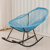Modern Style Iron Base Chaise Rocking Chair Lounge Leisure Lazy Chair Clearhalo 'Chairs & Seating' 'furn' 'furn_rocking_chairs' 'Furniture' 'Living Room Furniture' 'Rocking Chairs' 'rocking_chairs' 1200x1200_56bf807b-d439-4663-9932-041f4676d183