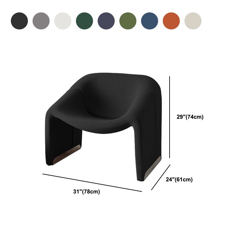 30.7"Wide Solid Color Armchair, Fixed Back Single Chair for Apartment Clearhalo 'Accent Chairs' 'accent_chairs' 'Chairs & Seating' 'furn' 'furn_accent_chairs' 'Furniture' 'Living Room Furniture' 1200x1200_56c1f25c-0a33-4033-9785-bc823d685177
