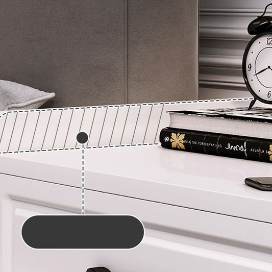 Zeitgenössischer Akzenttisch Nachttisch Schubladen Aufbewahrungsbett Nachttisch