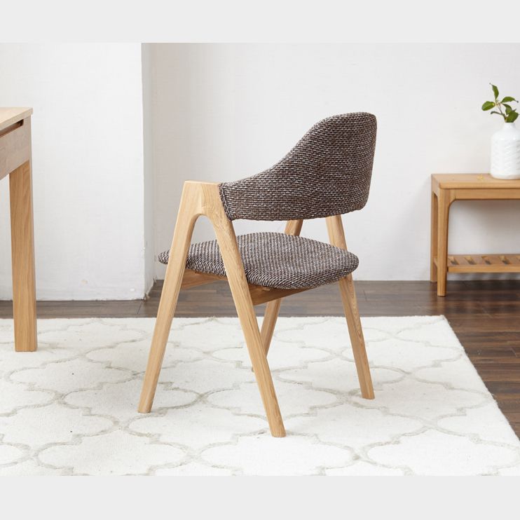 Modern Style Wood Dining Room Chair Open Back Dining Side Chair for Home Use Clearhalo ' kitchen&dining_furn' 'Dining Chairs' 'Dining Tables & Seating' 'dining_chair' 'Furniture' 'furniture_dining_chair' 'Kitchen & Dining Furniture' 'kitchen' 1200x1200_56c51e15-0e34-40b6-9f31-999ba5ca95bf