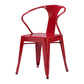 Industrial Metal Dining Room Chair Slat Back Side Chair for Restaurant Use Clearhalo ' kitchen&dining_furn' 'Dining Chairs' 'Dining Tables & Seating' 'dining_chair' 'furn' 'furn_dining_chair' 'Furniture' 'furniture_dining_chair' 'Kitchen & Dining Furniture' 'kitchen' 1200x1200_56c71816-17c2-4fbc-b265-280f3fa0ef76