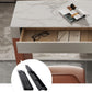 Contemporary Rectangle Bar Counter Table Sintered Stone Dining Table for Kitchen Clearhalo 'Bar Furniture' 'Bar Tables' 'bar_tables' 'furn' 'furn_bar_tables' 'Furniture' 'furniture_bar_tables' 'Kitchen & Dining Furniture' 1200x1200_56c72d68-00ec-4192-b18c-1ba7a0e8d22f