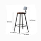 Industrial 1/2/3 Pieces Solid Wood Bar Table Set Round Counter Set Clearhalo 'Bar Furniture' 'furn' 'furn_home_bar_bar_sets' 'Furniture' 'Home Bars & Bar Sets' 'home_bar_bar_sets' 'Kitchen & Dining Furniture' 1200x1200_56c7a9f7-4de4-4434-a461-9034dc4f1f2d