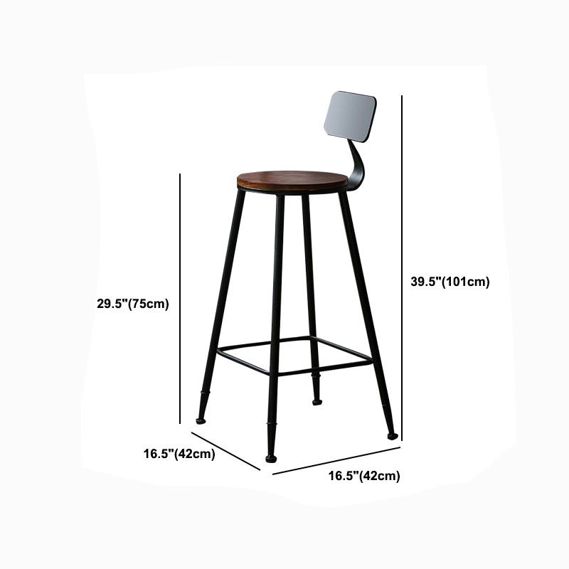 Industrial 1/2/3 Pieces Solid Wood Bar Table Set Round Counter Set Clearhalo 'Bar Furniture' 'furn' 'furn_home_bar_bar_sets' 'Furniture' 'Home Bars & Bar Sets' 'home_bar_bar_sets' 'Kitchen & Dining Furniture' 1200x1200_56c7a9f7-4de4-4434-a461-9034dc4f1f2d