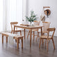 Rectangle Balata Wood Table Modern Dining Table with 4 Legs for Restaurant Clearhalo ' dining_table' 'Dining Tables & Seating' 'Dining Tables' 'furn' 'furn_dining_table' 'Furniture' 'furniture_dining_table' 'Kitchen & Dining Furniture' 'kitchen&dining_furn' 'kitchen' 'kitchen_dining_table' 1200x1200_56c82514-f630-4f37-8a5f-20449d2047d7