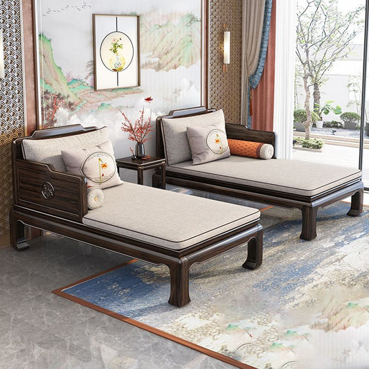 Traditional with Arms Chaise with Pillow Round Arms for Bedroom Living Room Clearhalo 'Chairs & Seating' 'Chaise Lounge' 'chaise_lounge' 'furn' 'furn_chaise_lounge' 'Furniture' 'Living Room Furniture' 1200x1200_56ccfab1-befd-4792-8446-2134bfc38fac