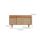 Farmhouse Storage Sideboard Home Wooden Side Board with Sliding Door Clearhalo 'buffet_sideboard' 'Buffets & Sideboards' 'furn' 'furn_buffet_sideboard' 'Furniture' 'Kitchen & Dining Furniture' 1200x1200_56cd74a3-40ac-4ad8-b518-ae7ead9b6159