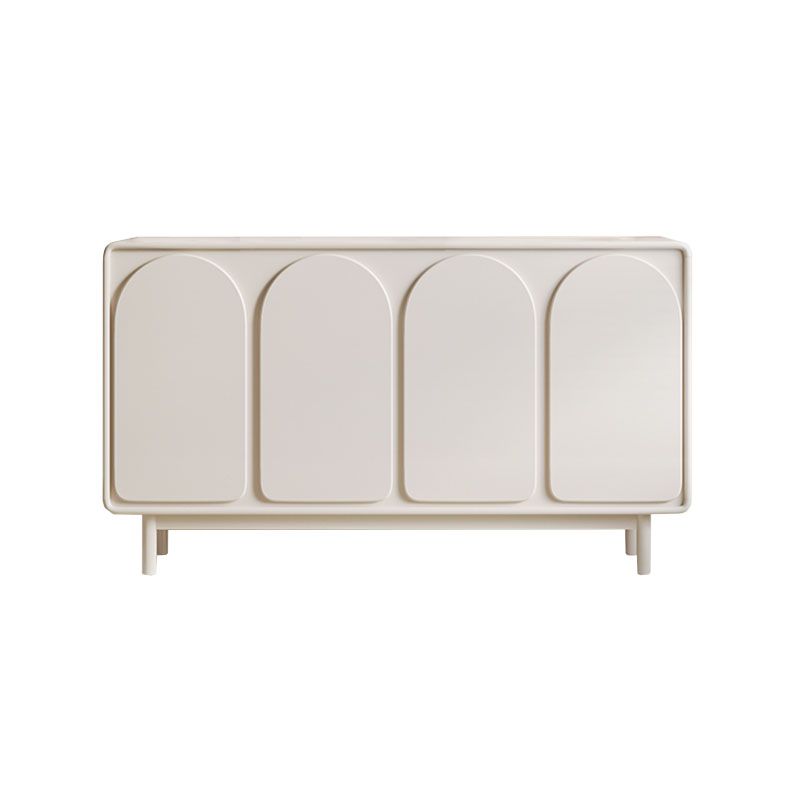 Tavolo da sideboard in legno a buffet in stile contemporaneo con armadi