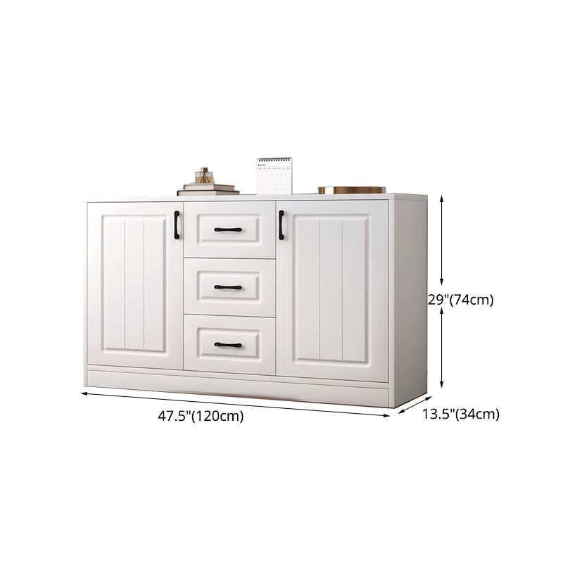 Modern Style Combo Dresser Bedroom Wooden Storage Chest Dresser with Drawers and Doors Clearhalo 'Bedroom Furniture' 'Dressers & Chests' 'dressers_chests' 'furn' 'furn_dressers_chests' 'Furniture' 1200x1200_56ceb338-da2c-4e46-8d7e-366cc920fc1c