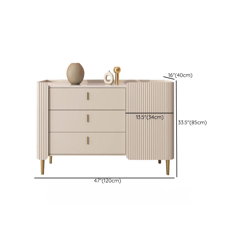 Contemporary Sideboard Stone Sideboard Cabinet with Doors for Kitchen Clearhalo 'buffet_sideboard' 'Buffets & Sideboards' 'furn' 'furn_buffet_sideboard' 'Furniture' 'Kitchen & Dining Furniture' 1200x1200_56ceed72-8abc-452a-bdad-94768c55cd02