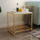 1 Shelf Industrial Nightstand Stone Open Storage Night Table 19.7" Tall Clearhalo 'Bedroom Furniture' 'furn' 'furn_night_stand' 'Furniture' 'night_stand' 'Nightstands' 1200x1200_56d11fd7-e907-4248-82b0-eecd2eadc2d5
