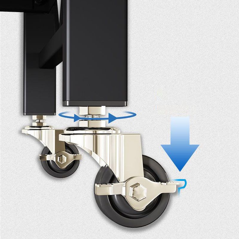 3/4/5-Shelf Steel Industrial Etagere Bookshelf Vertical Open Bookshelf with Caster Wheels Clearhalo 'Bookcases' 'furn' 'furn_bookcases' 'Furniture' 'furniture_bookcases' 'kitchen' 'kitchen_bookcases' 'Living Room Furniture' 'Office Furniture' 1200x1200_56d293d6-573b-439f-88f6-ae3614ea505a