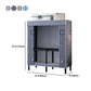 Black Steel Frame Wardrobe Armoire Contemporary Folding Wardrobe Cabinet Clearhalo 'Armoires & Wardrobes' 'armoires_wardrobes' 'Bedroom Furniture' 'furn' 'furn_armoires_wardrobes' 'Furniture' 1200x1200_56d8ff8e-f0f1-4534-a997-ba072a7b4c88