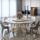 Stone Top Dining Table Traditional Luxury Table with Gold Pedestal Base Clearhalo 'Dining Tables & Seating' 'Dining Tables' 'dining_table' 'furn' 'furn_dining_table' 'Furniture' 'furniture_dining_table' 'Kitchen & Dining Furniture' 'kitchen' 'kitchen_dining_table' 1200x1200_56da0f9b-247b-4919-9c87-2862232acc91
