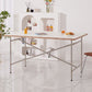 Modern Wood Rectangle Dining Table Standard Kitchen Dining Table with 4 Legs Clearhalo ' dining_table' 'Dining Tables & Seating' 'Dining Tables' 'furn' 'furn_dining_table' 'Furniture' 'furniture_dining_table' 'Kitchen & Dining Furniture' 'kitchen&dining_furn' 'kitchen' 'kitchen_dining_table' 1200x1200_56ddc236-40f5-41a0-811c-e680f75b1735