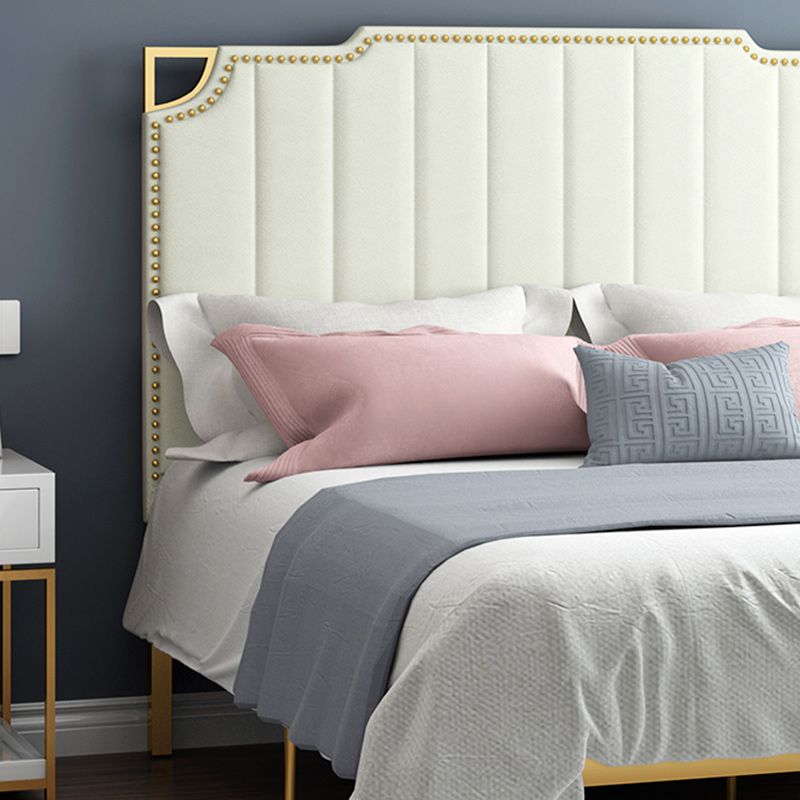 Letto in pelle contemporanea BEIGE IMPINGARE IMMINGARE CONTRUI