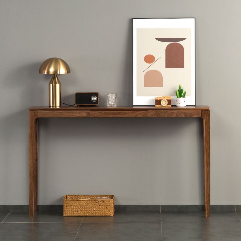 Massivholz Mitte des Jahrhunderts Moderntable in Brone-Konsole Tabelle 30 "H