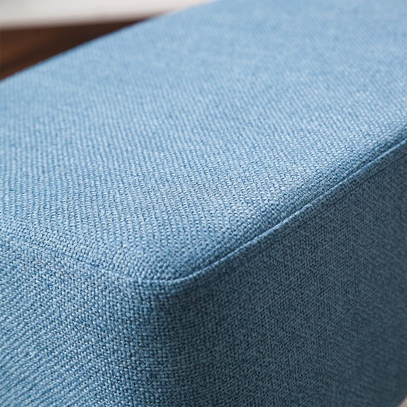 Square Pouf Stool Pure Color Cotton Linen Upholstered Wood Frame Pouf Ottoman Clearhalo 'furn' 'furn_ottomans_poufs' 'Furniture' 'Living Room Furniture' 'Ottomans & Poufs' 'ottomans_poufs' 1200x1200_56e4f840-5397-44e2-8bf6-d65400f2c6b8