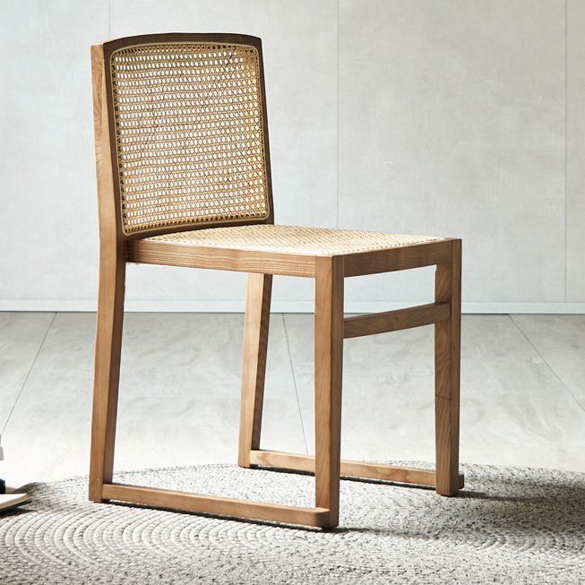 Traditional Style Dining Chair Solid Wood Stackable Side Chair for Home Clearhalo 'Dining Chairs' 'Dining Tables & Seating' 'dining_chair' 'furn' 'furn_dining_chair' 'Furniture' 'Kitchen & Dining Furniture' 1200x1200_56e536b9-74a8-4814-bd5c-672559fe95fe