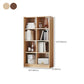 Modern Style Engineered Wood Bookcase Standard Closed Back Bookshelf