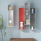 Iron Wall Mounted Bookshelf Industrial Closed Back Bookshelf Clearhalo 'Bookcases' 'furn' 'furn_bookcases' 'Furniture' 'furniture_bookcases' 'kitchen' 'kitchen_bookcases' 'Living Room Furniture' 'Office Furniture' 1200x1200_56e750a2-a97e-4397-9648-5ab92af2d6db
