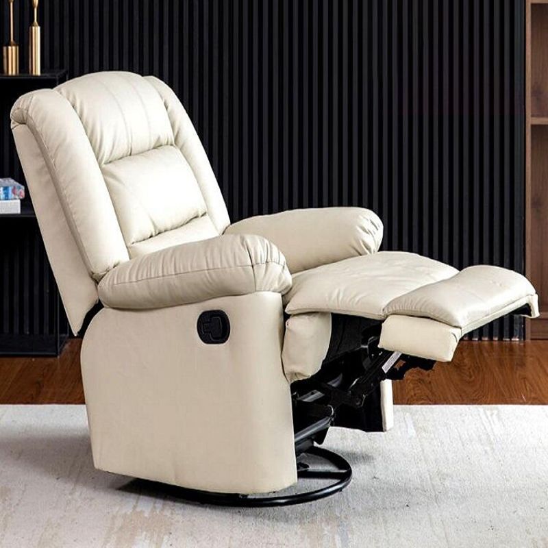 Swivel Rocker Standard Recliner Solid Color Manual Recliner Chair Clearhalo 'Chairs & Seating' 'furn' 'furn_recliners' 'Furniture' 'Living Room Furniture' 'Recliners' 1200x1200_56e8d985-f6ed-48ee-8368-b12422ca03c9