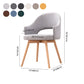 Scandinavian Wood Indoor-Outdoor Armchair Open Back Dining Side Chair Clearhalo ' kitchen&dining_furn' 'Dining Chairs' 'Dining Tables & Seating' 'dining_chair' 'Furniture' 'furniture_dining_chair' 'Kitchen & Dining Furniture' 'kitchen' 1200x1200_56e8e630-032b-4763-bc6f-d83cbca90d90