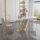 Rectangle Traditional Luxury Dining Table Sintered Stone Table with Pedestal Base Clearhalo ' dining_table' 'Dining Tables & Seating' 'Dining Tables' 'furn' 'furn_dining_table' 'Furniture' 'furniture_dining_table' 'Kitchen & Dining Furniture' 'kitchen&dining_furn' 'kitchen' 'kitchen_dining_table' 1200x1200_56e91062-a13c-47e4-a544-498650ff3a3f