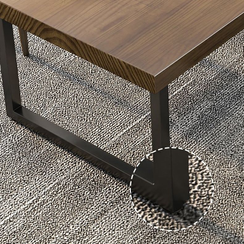 Industrial Office Desk Rectangular Brown Solid Wood Writing Desk Clearhalo 'furn' 'furn_office_desk' 'Furniture' 'Office Desks' 'Office Furniture' 'office_desk' 1200x1200_56e914b4-6028-4075-83ac-90b34f90b3c8