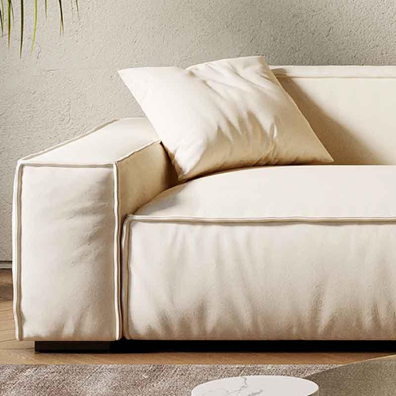 Tight Back Faux Leather Square Arm Sofa with Stain Resistant and Wear Resistance Clearhalo 'furn' 'furn_sofas' 'Furniture' 'furniture_sofas' 'kitchen' 'kitchen_sofas' 'Living Room Furniture' 'Sofa' 'sofas' 1200x1200_56e9d95c-df29-46b0-9191-ec9983a5b411