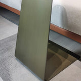 Tavolino contemporaneo di pietra rotonda C, dia 15,7 "/17,7" /19.7 "