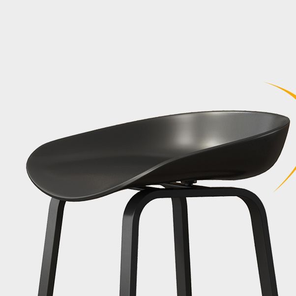 Modernos bares de plástico y taburete de fábrica de taburetes para cafetería para cafetería