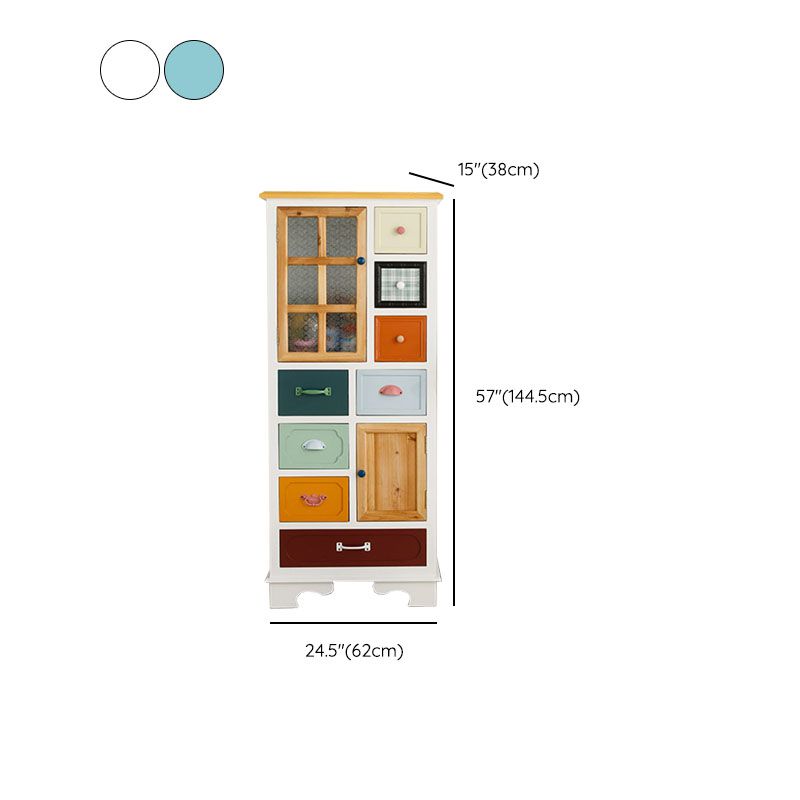 Creazione di stoccaggio in legno fabbricato in stile costiero per la camera da letto