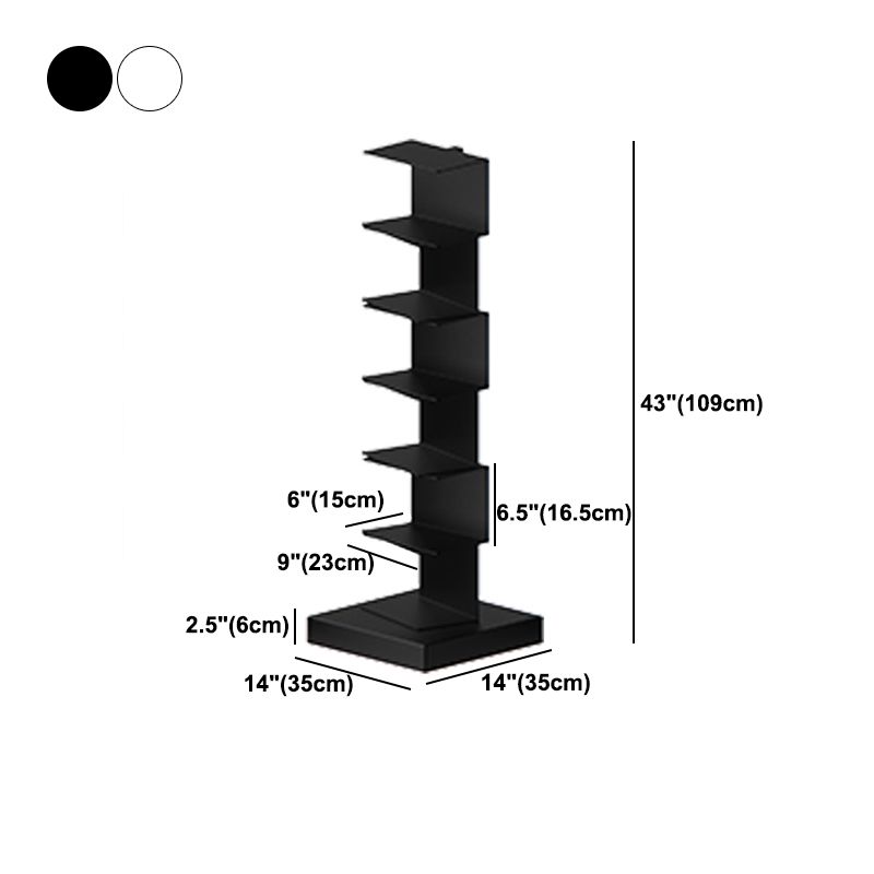 Metal Geometric Bookcase Modern Style Closed Back Book Shelf for Home Office Clearhalo 'Bookcases' 'furn' 'furn_bookcases' 'Furniture' 'furniture_bookcases' 'Office Furniture' 1200x1200_56efd13c-b754-4d66-9c71-4d4588c629fa