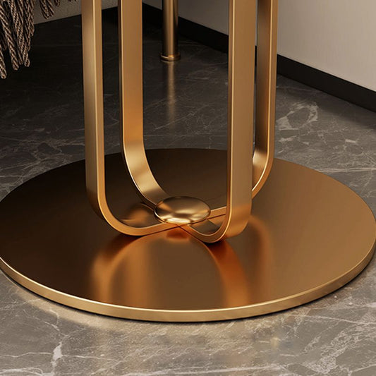 Tavolo da gamma di piedistalli metallici modernistici in metallo in metallo tavolo laterale superiore