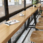 Rectangle Wood Counter Table Rectangle Industrial Style Bar Table for Kitchen Clearhalo 'Bar Furniture' 'Bar Tables' 'bar_tables' 'furn' 'furn_bar_tables' 'Furniture' 'Kitchen & Dining Furniture' 1200x1200_56f6a48c-f454-4324-abd5-6c596fff7f05