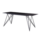 Stone Dining Site Table Industrial Style Rectangle Dining Table for Kitchen Home Clearhalo ' dining_table' 'Dining Tables & Seating' 'Dining Tables' 'furn' 'furn_dining_table' 'Furniture' 'furniture_dining_table' 'Kitchen & Dining Furniture' 'kitchen&dining_furn' 'kitchen' 'kitchen_dining_table' 1200x1200_56f80356-184f-4fd6-b9a1-9a8c2fbfadb3