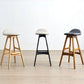 Contemporary Upholstered Faux Leather Bar Stool with Solid Wood Base Clearhalo 'Bar Furniture' 'Bar Stools' 'bar_stools' 'furn' 'furn_bar_stools' 'Furniture' 'Kitchen & Dining Furniture' 1200x1200_56f9c4c6-5ee5-487f-938b-f9df71c5b2f4